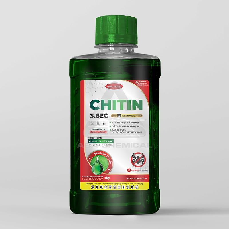 Thuốc Trừ Sâu CHITIN 3.6EC Nước Gel Xanh Pet Vuông