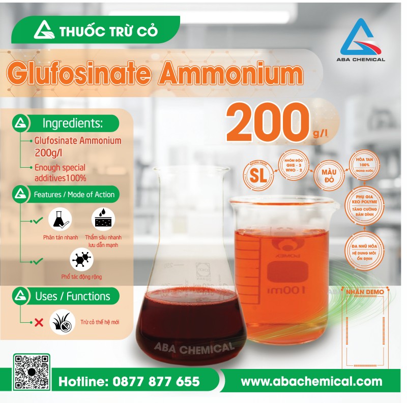 Thuốc Trừ Cỏ - Glufosinate Ammonium 200G/L