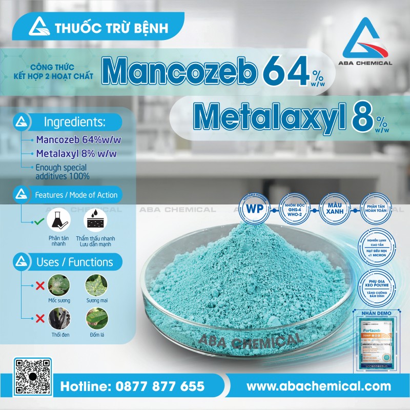 Thuốc Trừ Bệnh FORTAZEB 72WP XANH