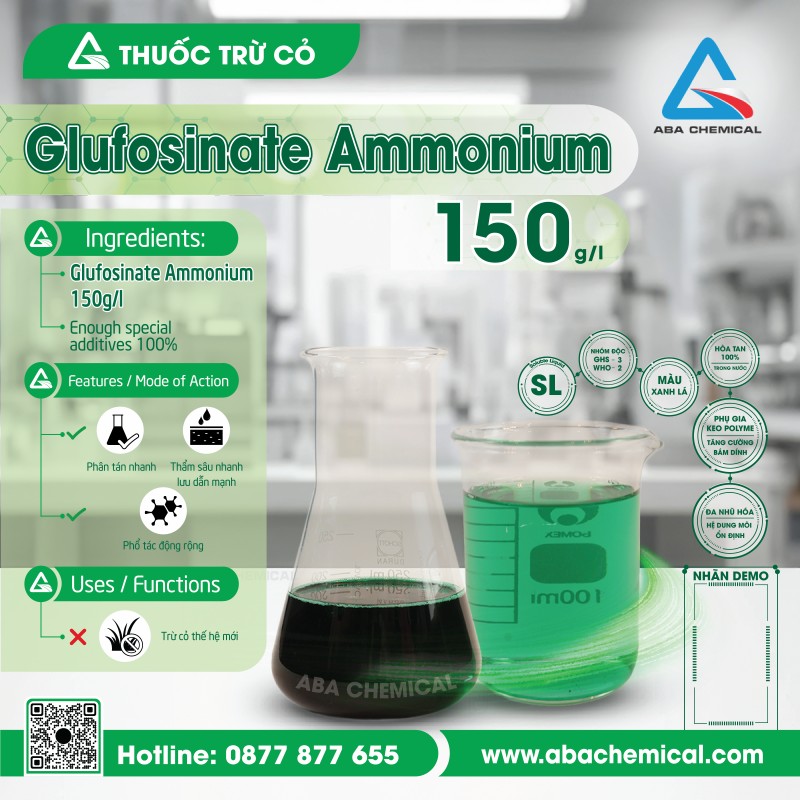 Thuốc Trừ Cỏ - Glufosinate Ammonium 150G/L